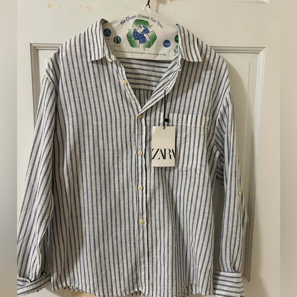 NWT Boys Zara Button Down Shirt